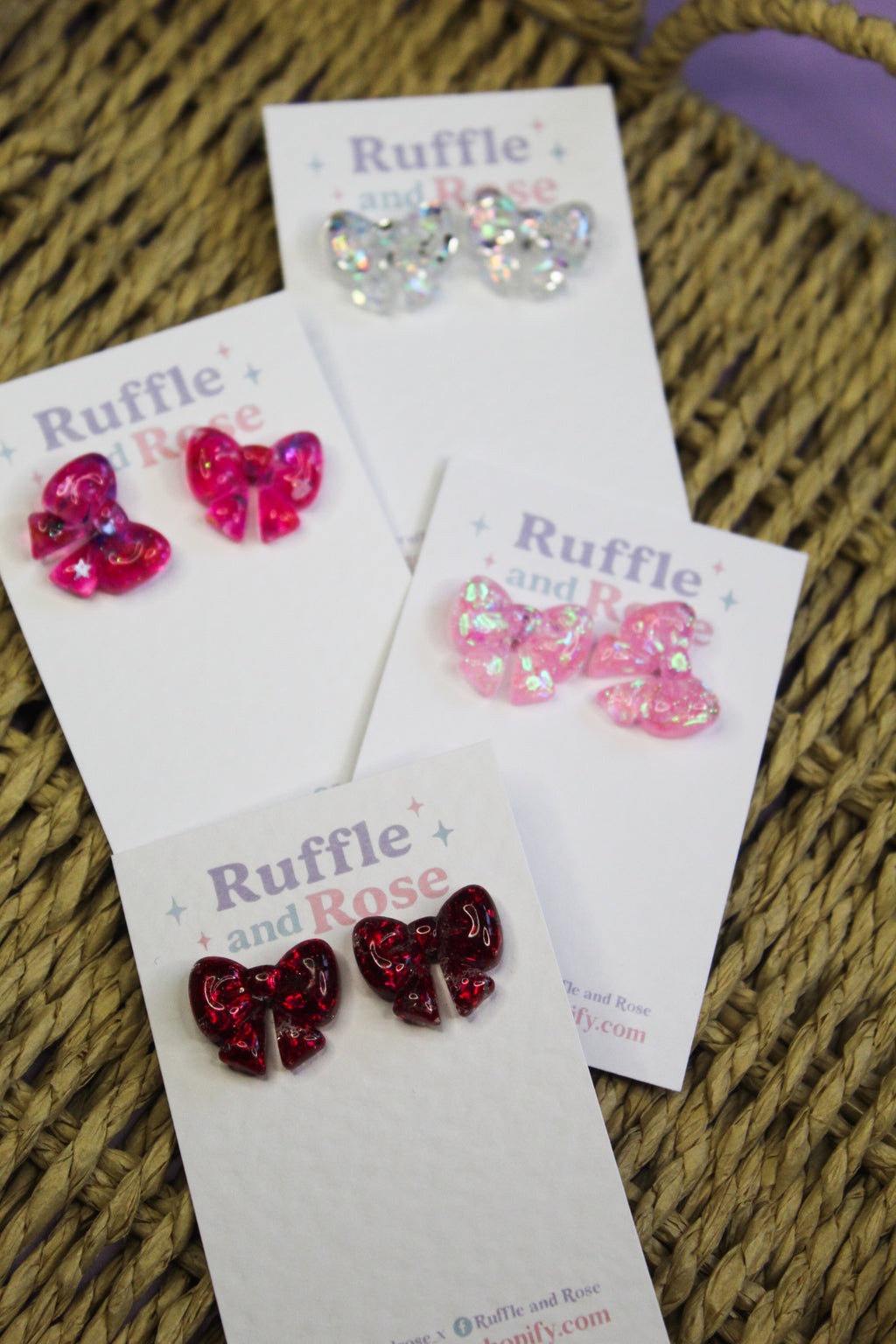Small Bow Studs