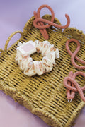 Vintage Fabric Scrunchie