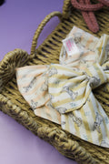 Yellow Easter Bunnies Hair Bow