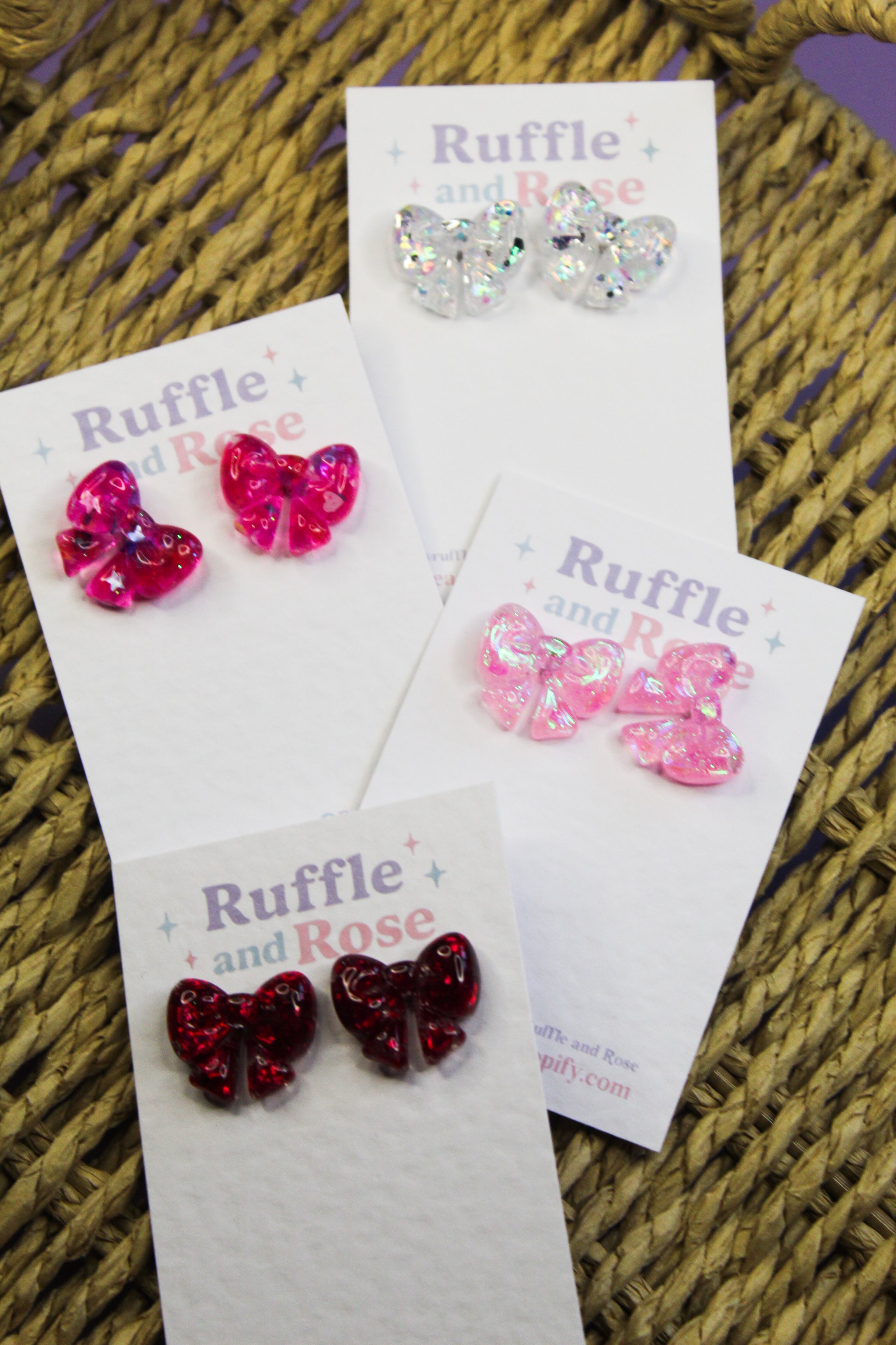 Small Bow Studs