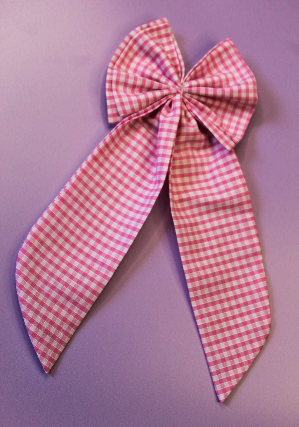 Baby Gingham Hair Bow