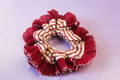 Trimmed Candy Stripe Scrunchie