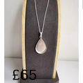 Necklace, Ashes, Breast Milk, Fabric or Teeth