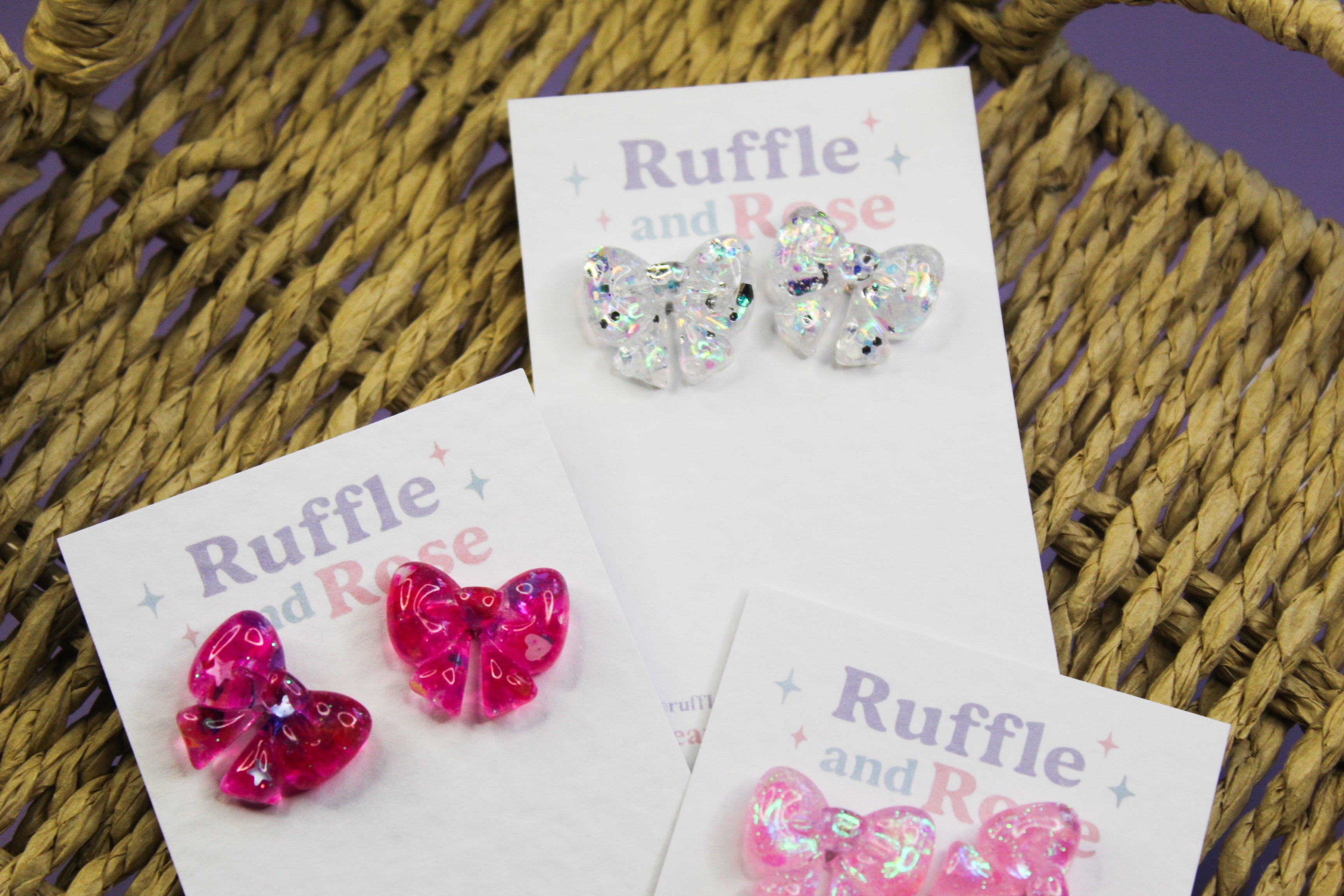 Small Bow Studs