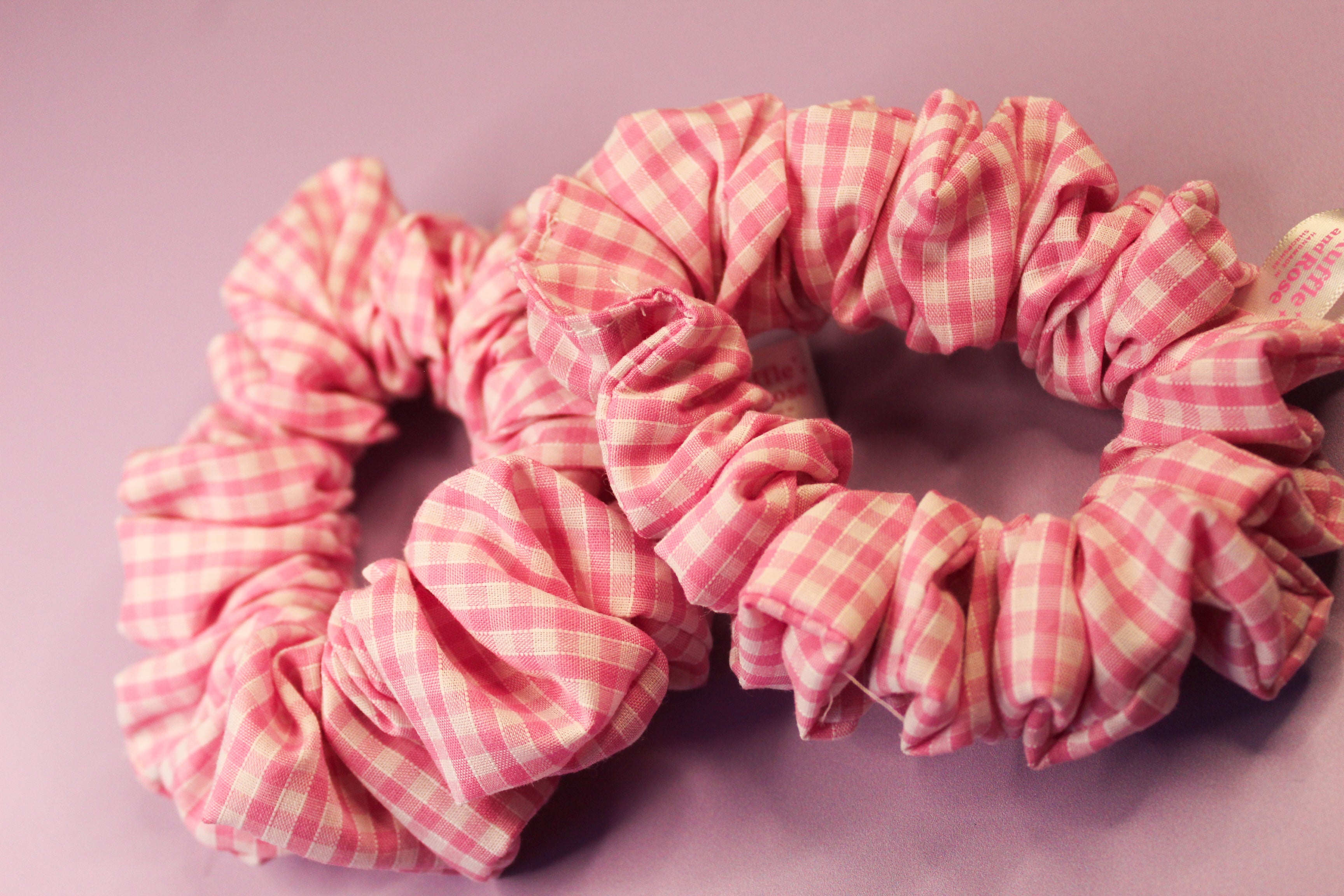 Baby Gingham Scrunchie