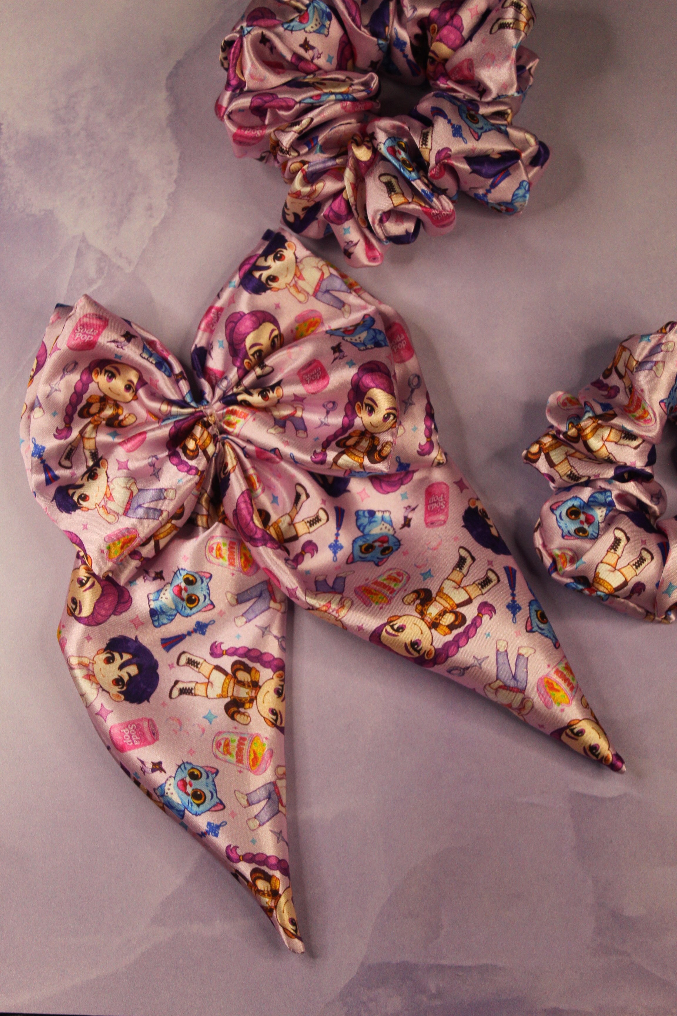 Pink Huntrix Hair Bow