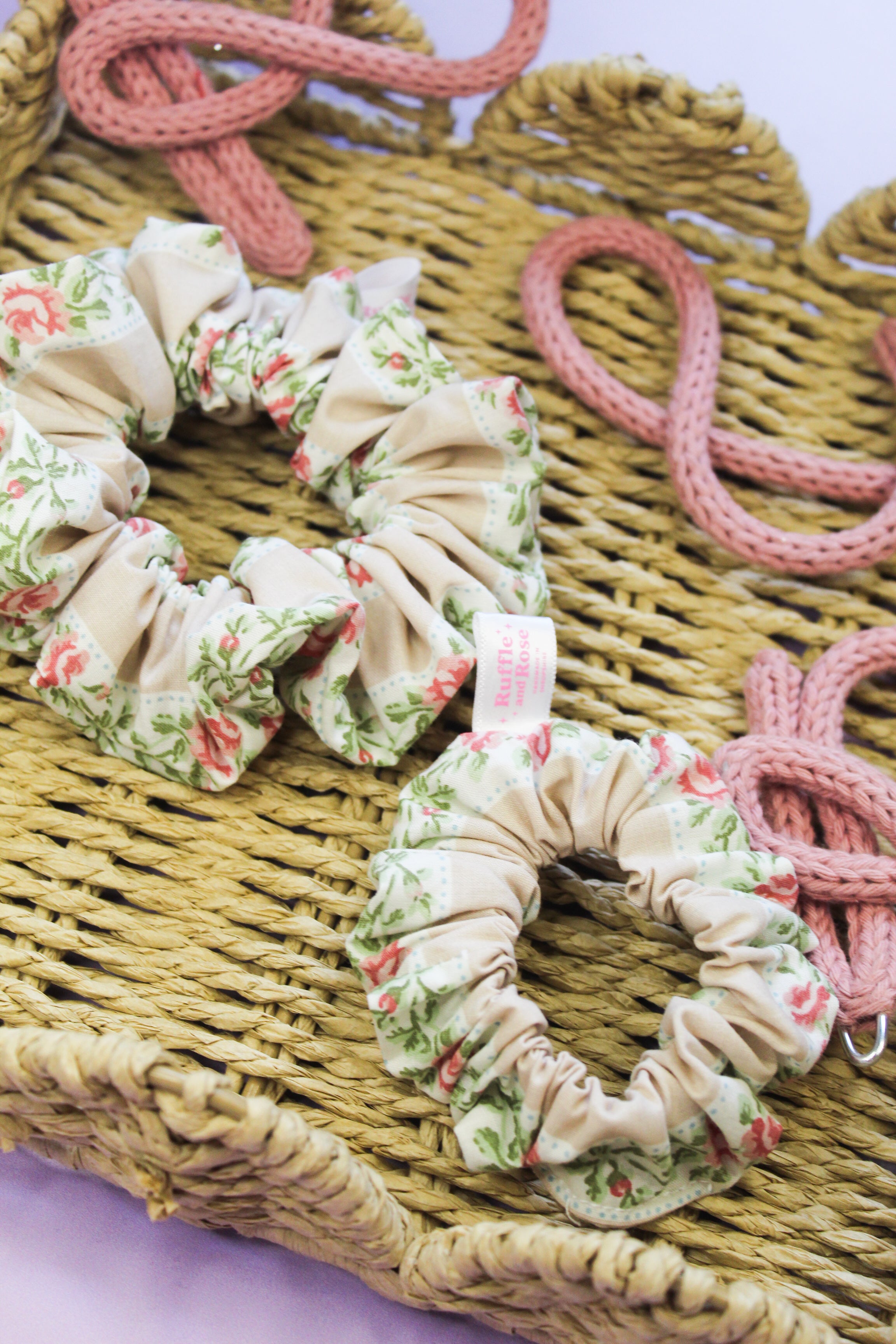 English Tea Party Scrunchie