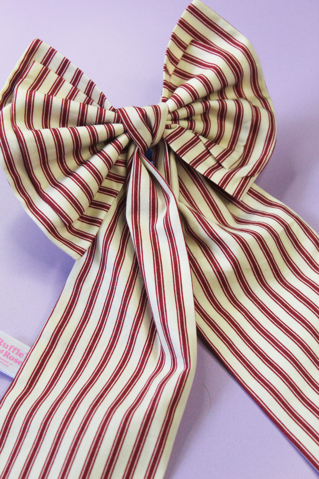 Candy Cane Hair Bow
