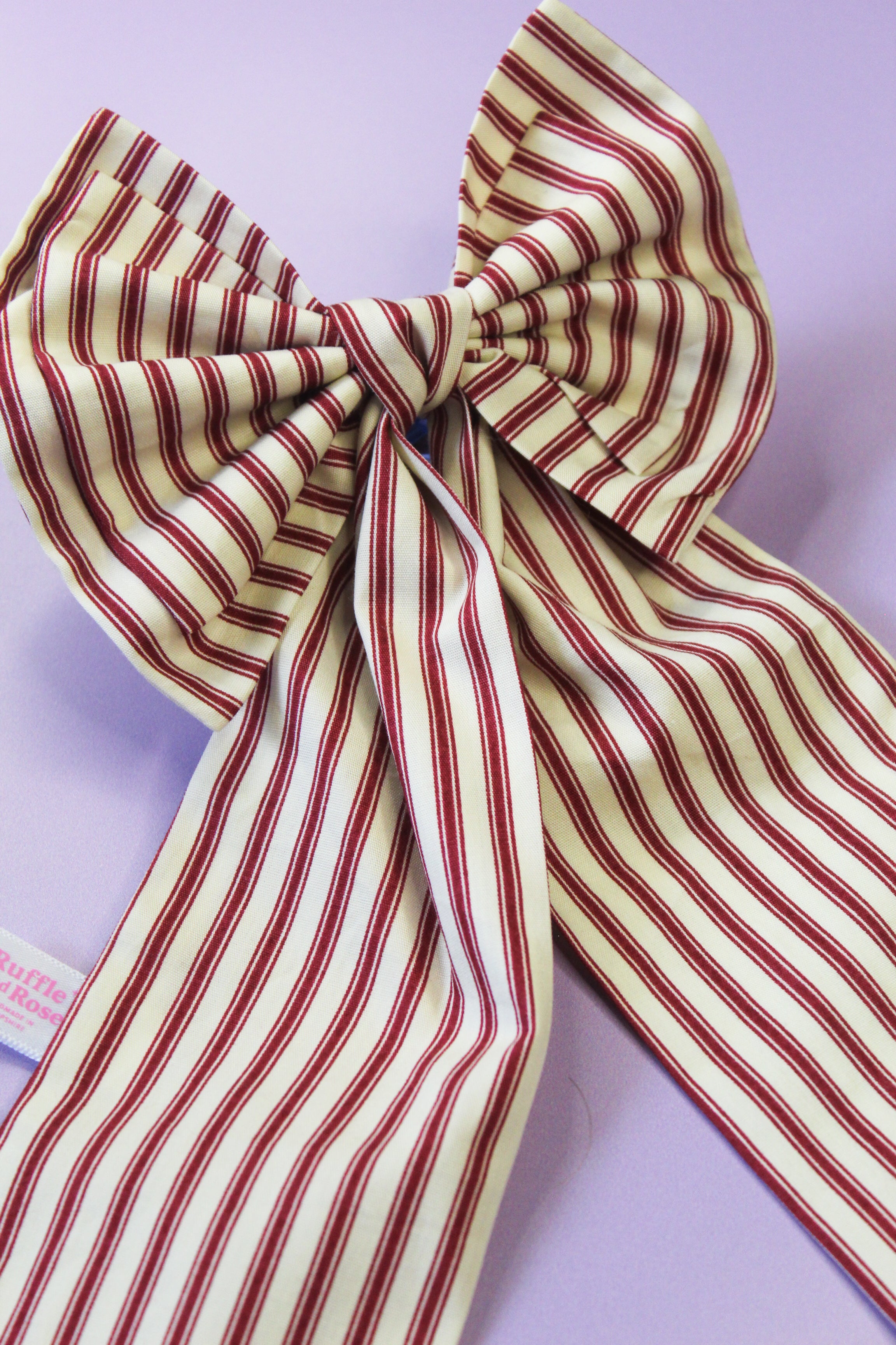 Candy Cane Hair Bow