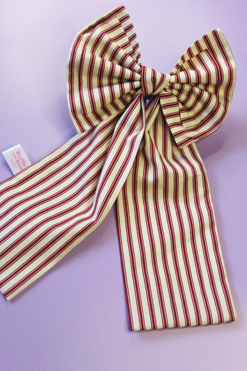 Candy Cane Hair Bow
