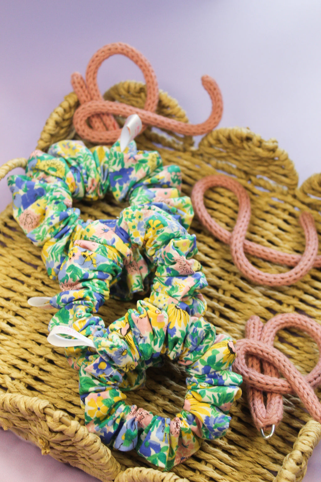 Daisy and Cornflower Dream Scrunchie