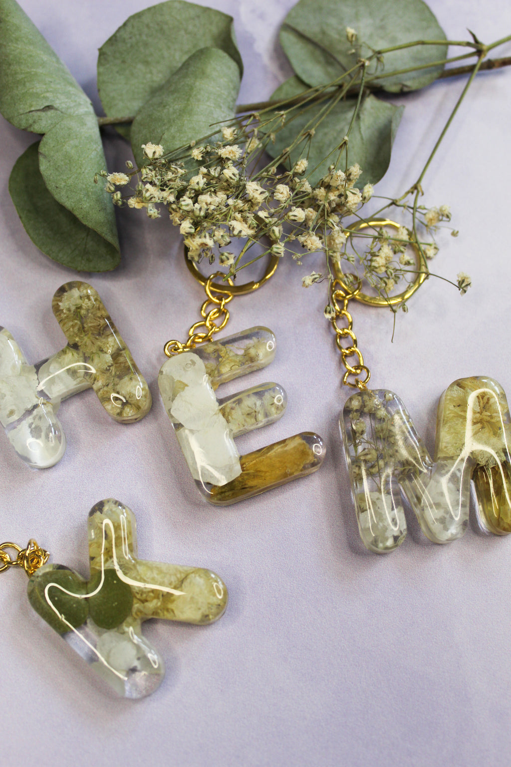 Flower Preservation Keyrings