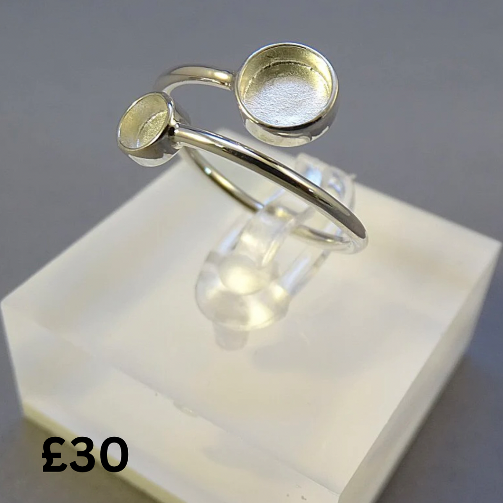 Adjustable Ring, Ashes, Hair, Breast Milk