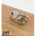 Adjustable Ring, Ashes, Hair, Breast Milk, Teeth
