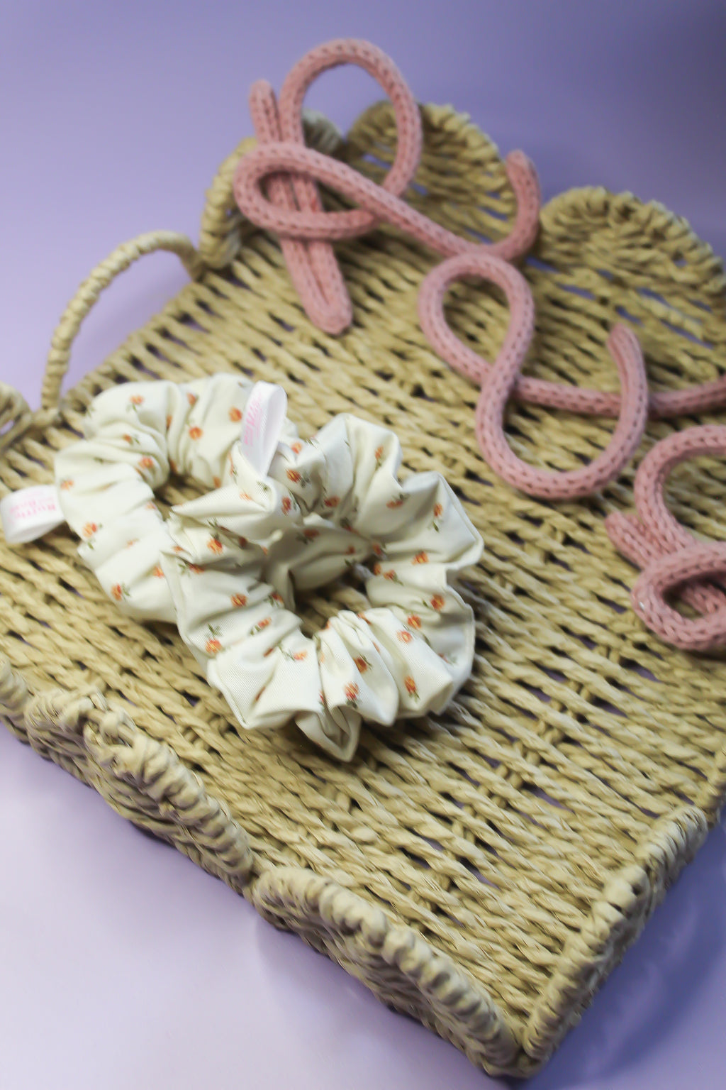Orange Blossom Scrunchie