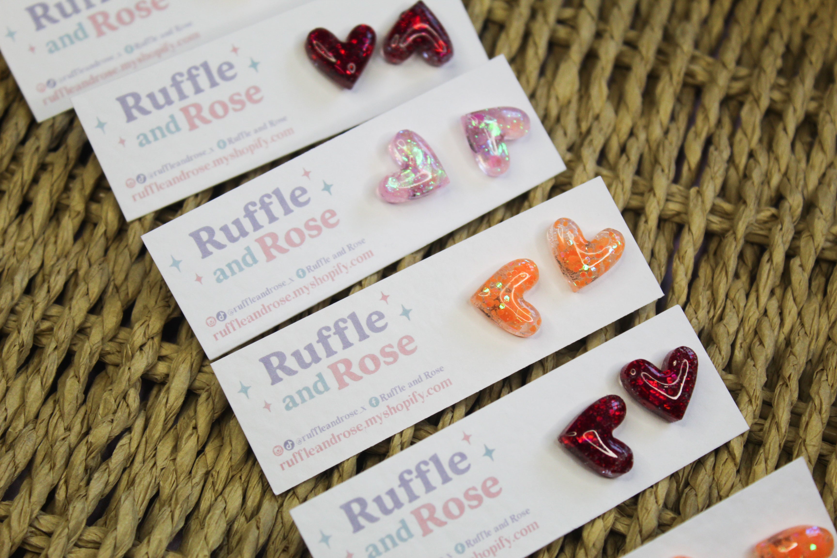 Heart Studs