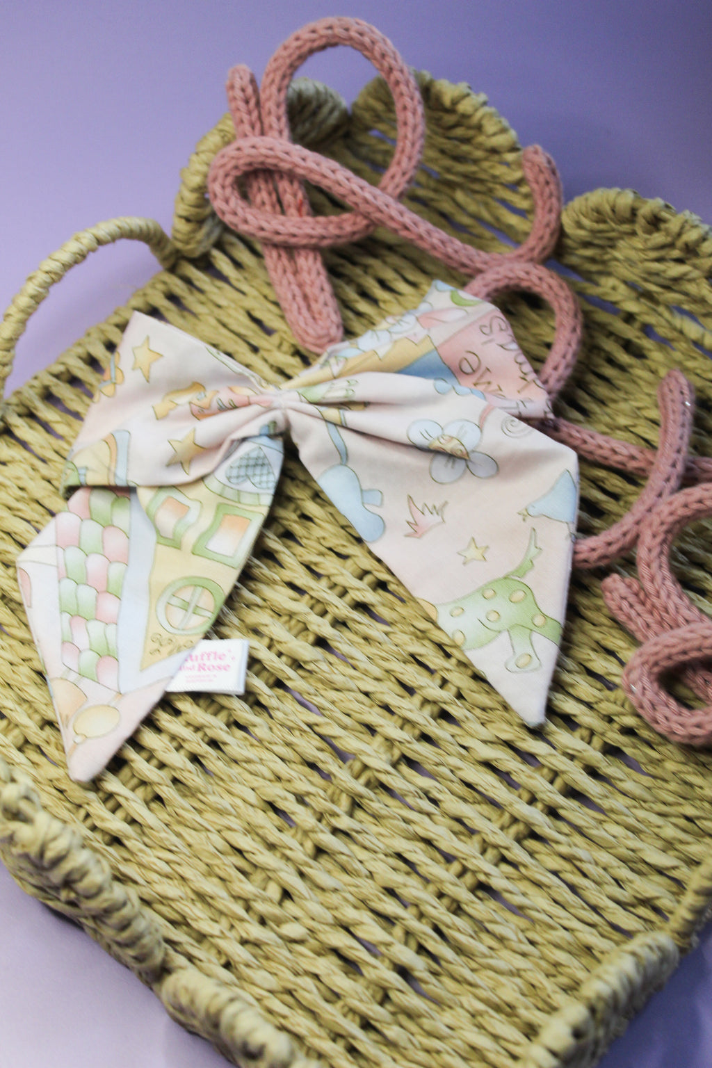 Pink Character Hair Bow