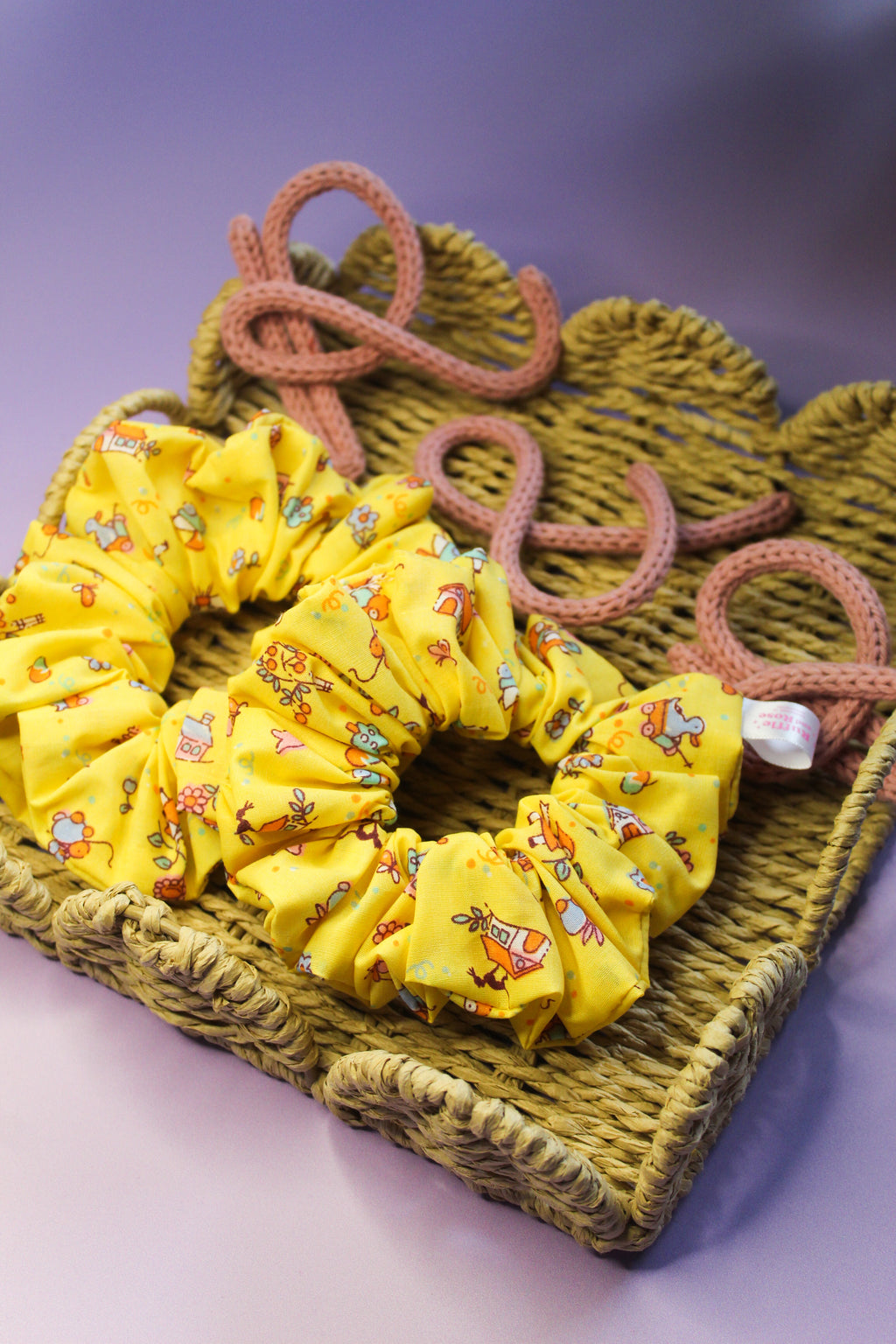 Yellow Sunny Days Scrunchie