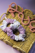 Gingham Bears Original Scrunchie