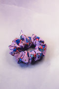 Purple Demon Cat Mini Scrunchie