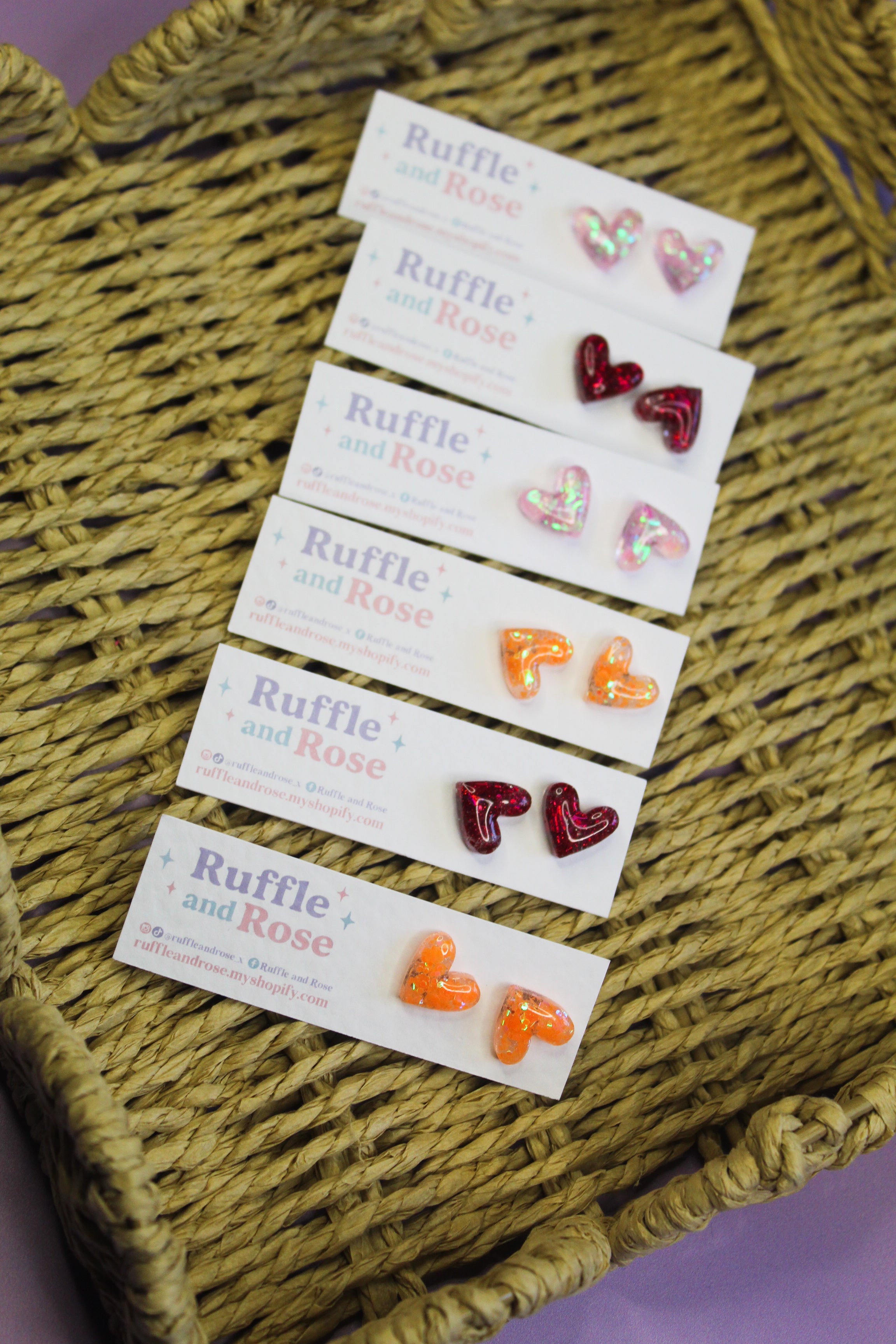 Heart Studs