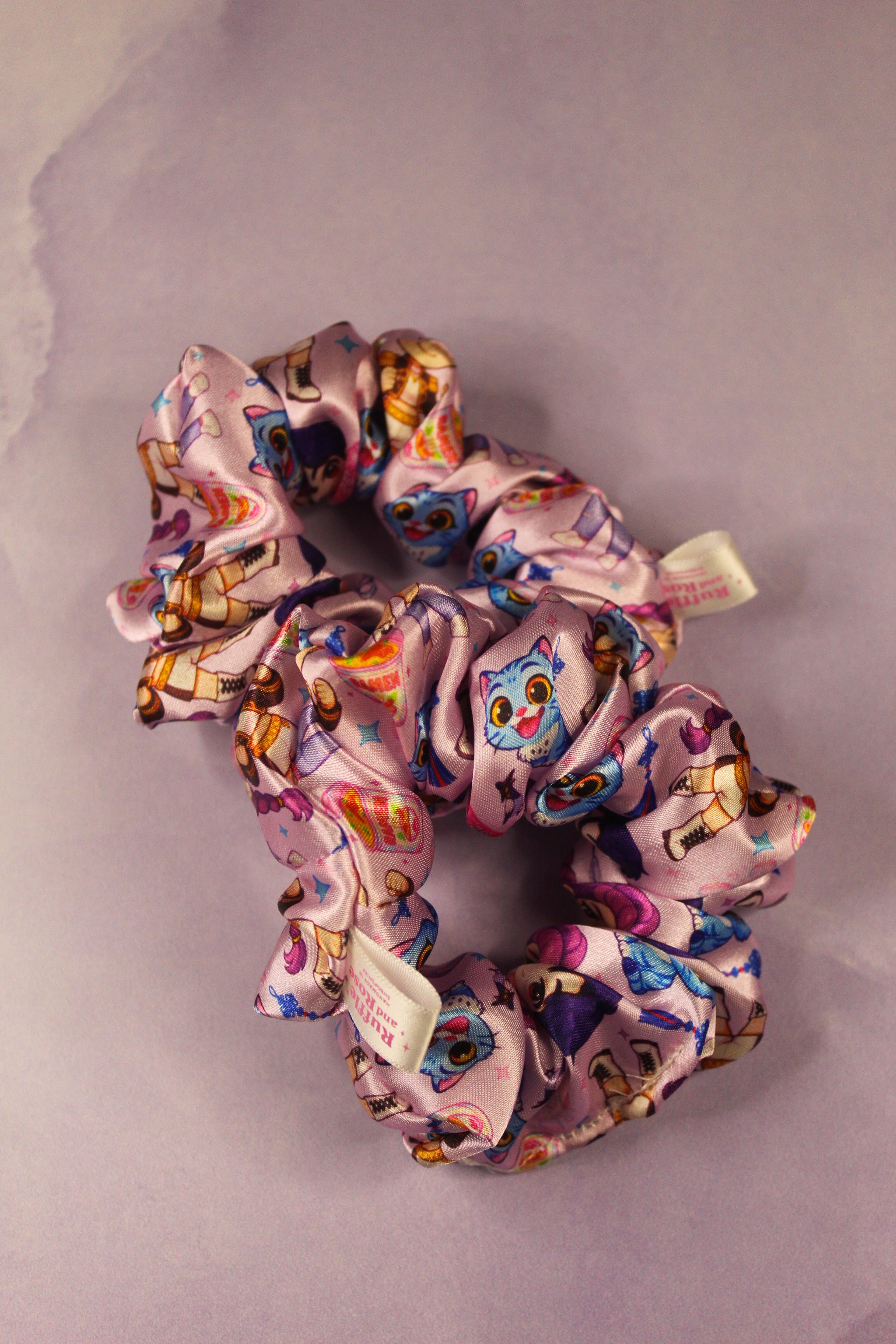 Pink Huntrix Mini Scrunchie
