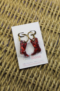 Sparkle Lips Cow Boy Boot Hoops