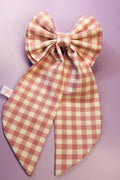 Dusky Pink Hair Bow