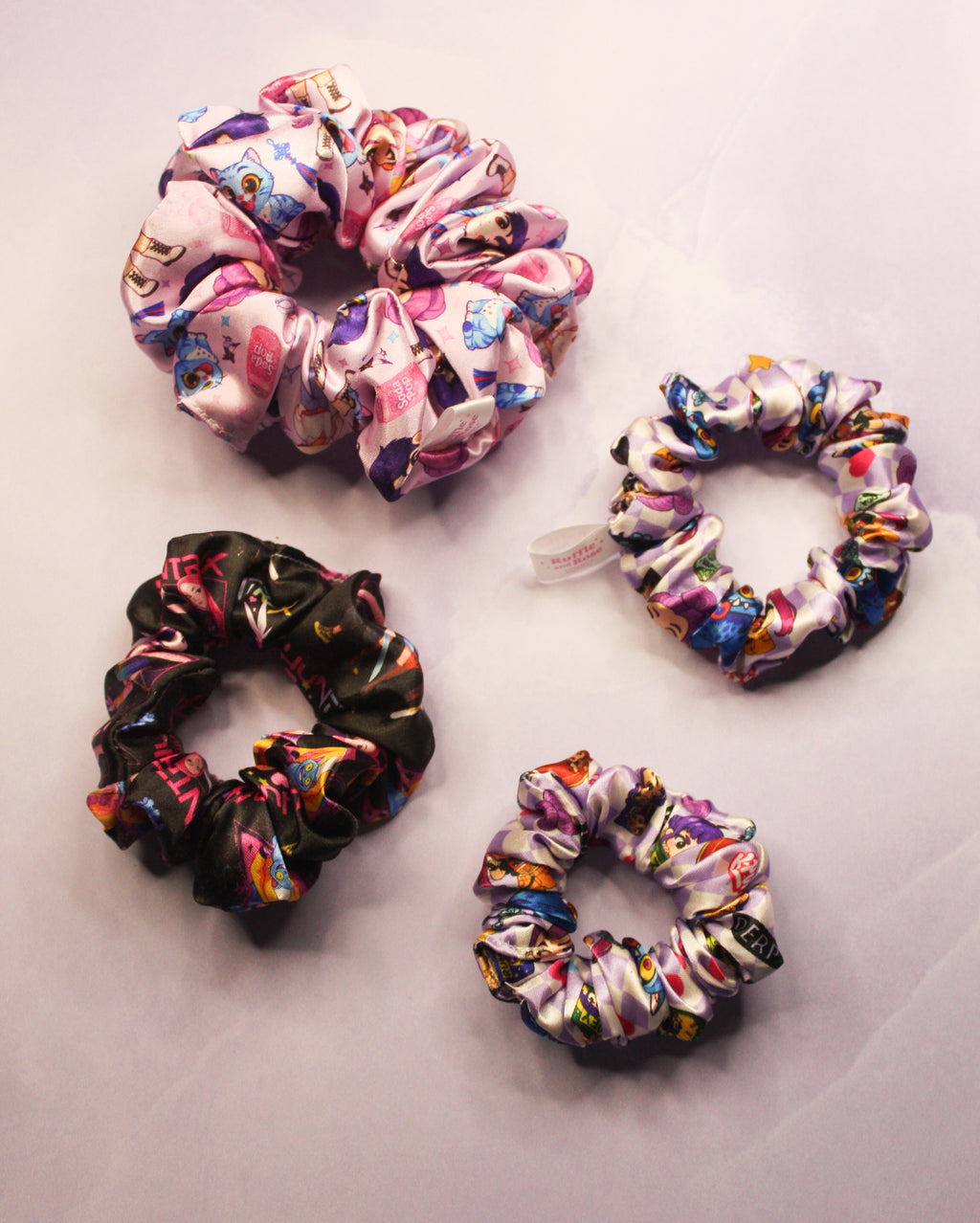 Pink Huntrix Mini Scrunchie
