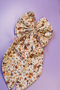 Wildflower Latte Hair Bow
