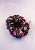 Black Satin Hunters Original Scrunchie