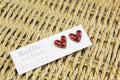 Lips Heart Studs