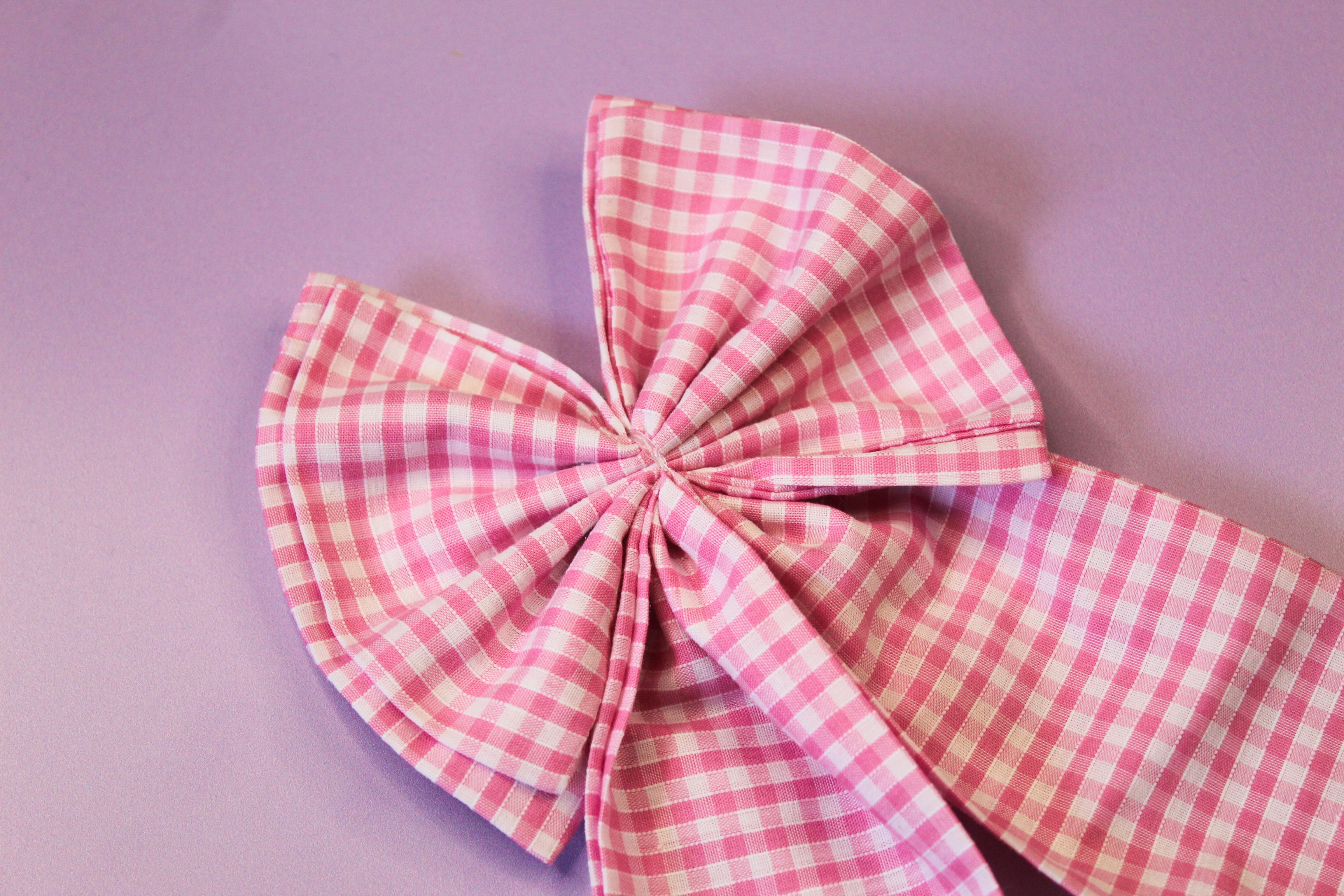Baby Gingham Hair Bow