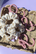 Yellow Easter Bunny Scrunchie