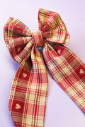 Sweet Heart Hair Bow