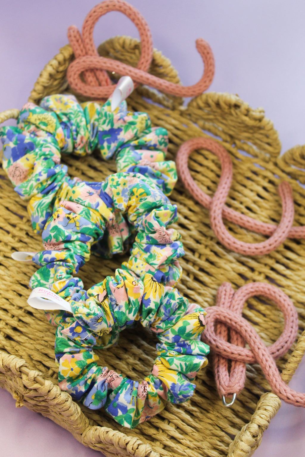 Daisy and Cornflower Dream Scrunchie