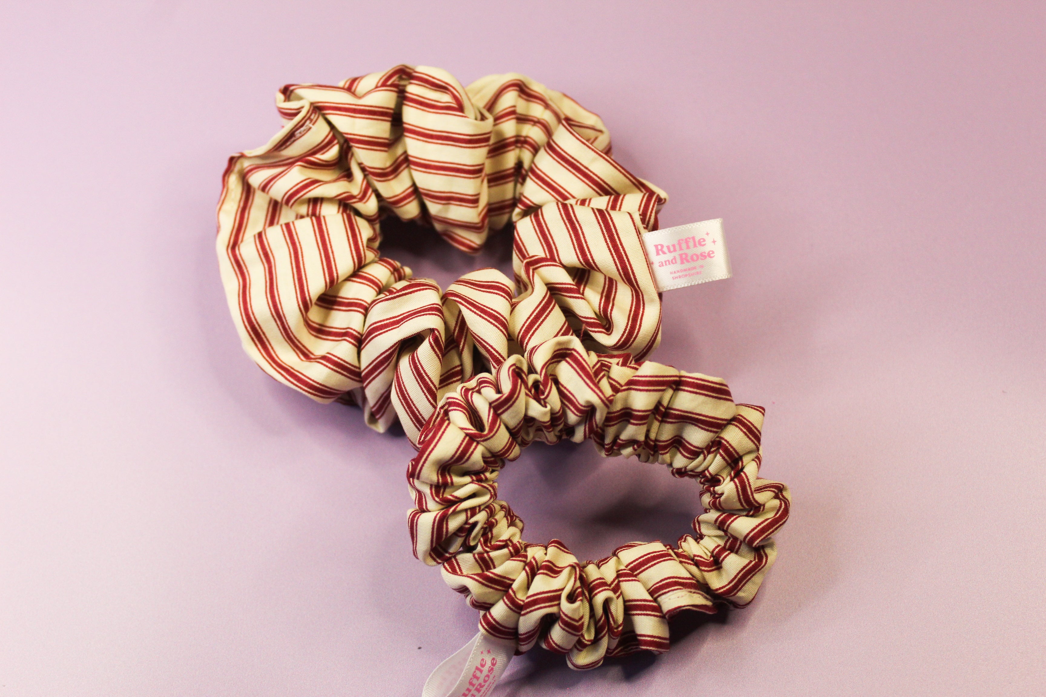 Candy Stripe Scrunchie