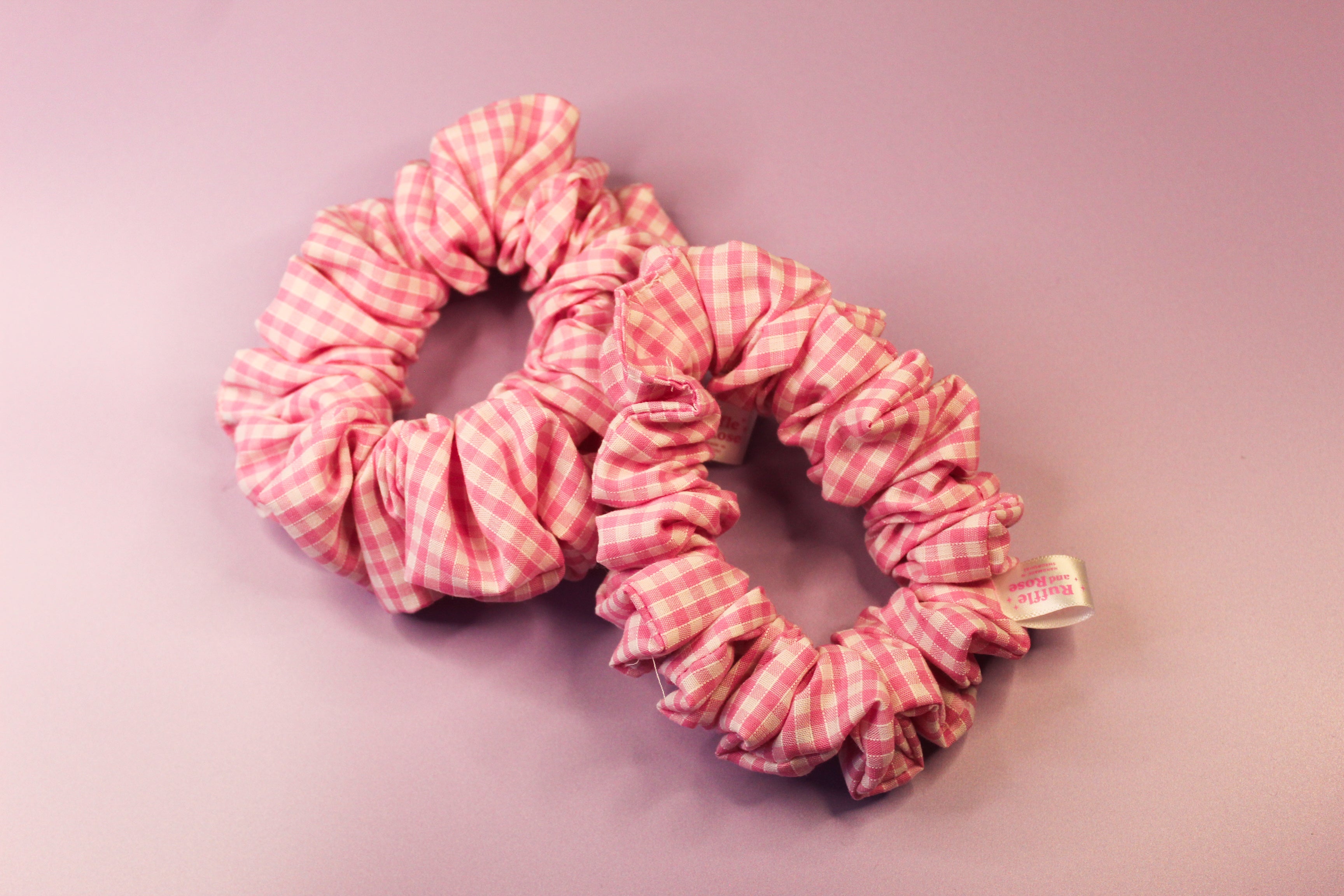 Baby Gingham Scrunchie