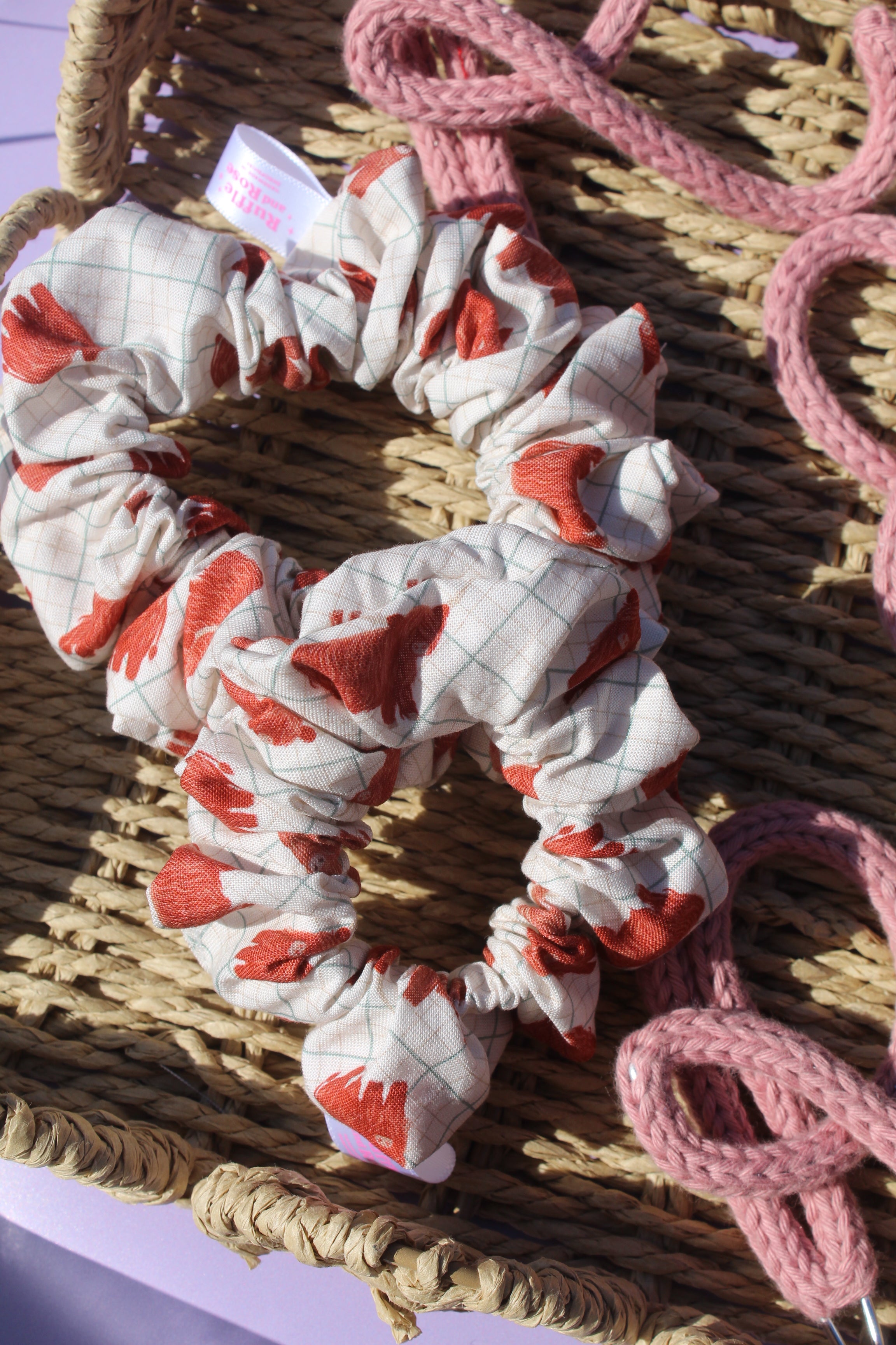 Highland Cow Scrunchie