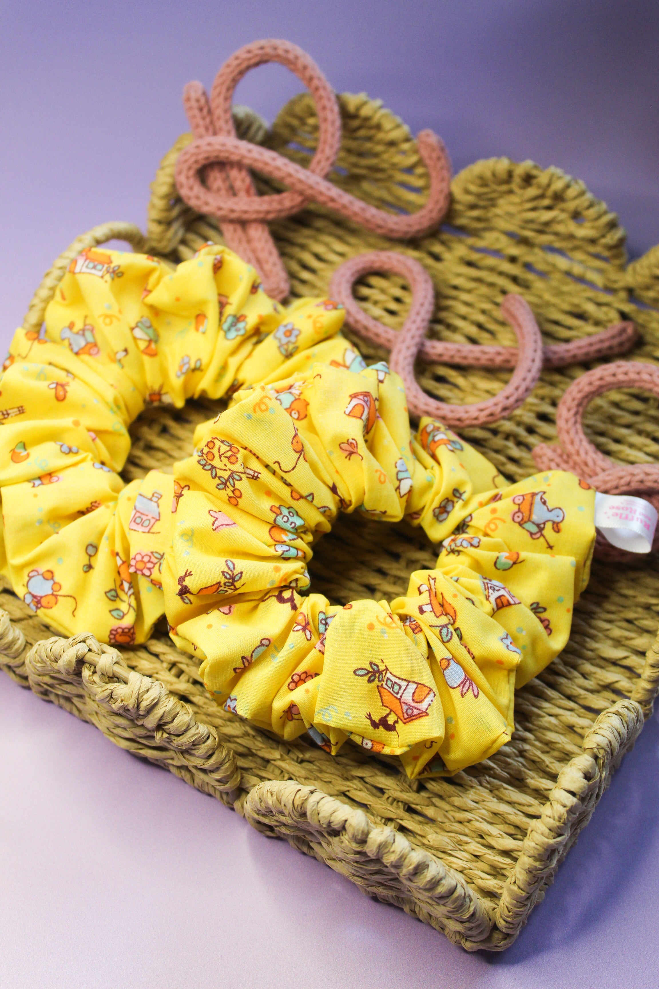 Yellow Sunny Days Scrunchie
