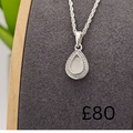 Necklace, Ashes, Teeth, Breast Milk or Fabric